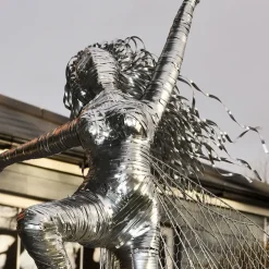 Elvina Fairy Metal Wire Garden Sculpture