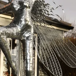 Elvina Fairy Metal Wire Garden Sculpture