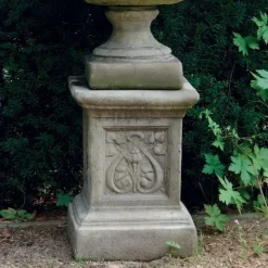 Emblem Column Stone Garden Pedestal