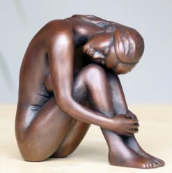 Emma Figurine Bronze Indoor Sculpture