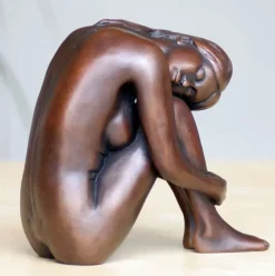 Emma Figurine Bronze Indoor Sculpture