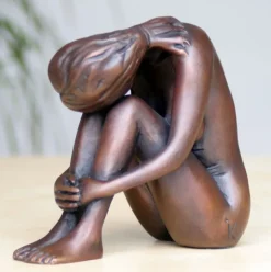 Emma Figurine Bronze Indoor Sculpture
