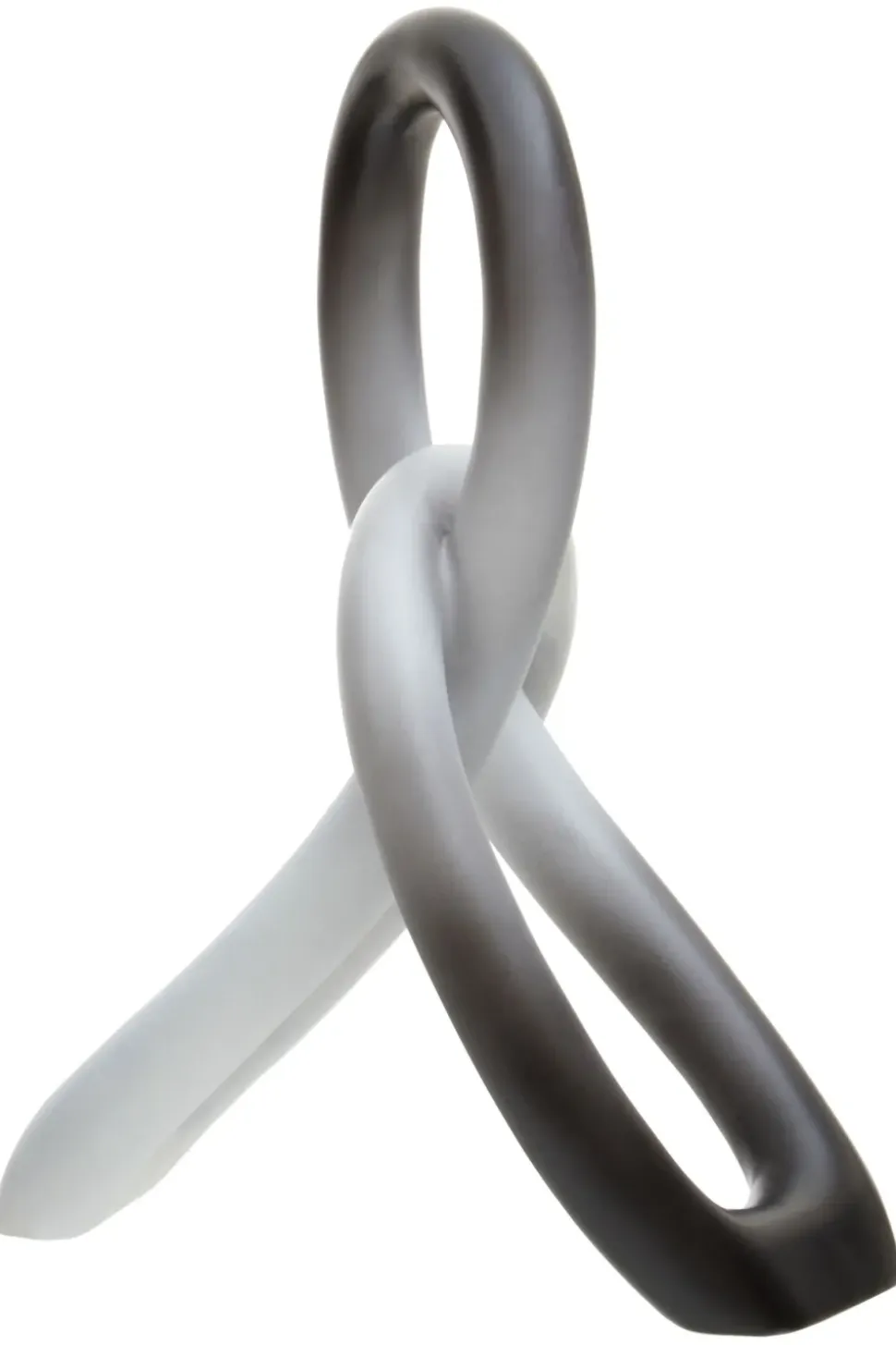 Eternal Curves 19cm Black & White Resin Indoor Sculpture