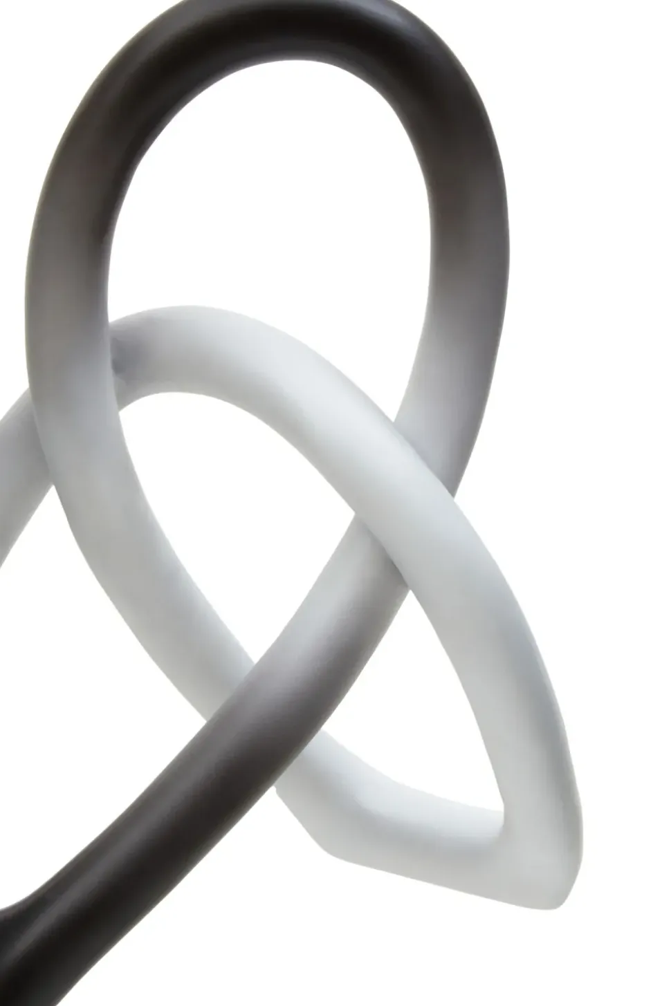 Eternal Curves 19cm Black & White Resin Indoor Sculpture