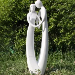 Eternal Love 80cm Marble Resin Garden Statue