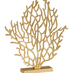 Euphoric Coral 40cm Gold Metal Indoor Sculpture