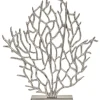 Euphoric Coral 43cm Silver Metal Indoor Sculpture