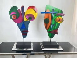 Evolving Visage 59cm Abstract Metal Indoor Sculpture