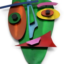Evolving Visage 59cm Abstract Metal Indoor Sculpture