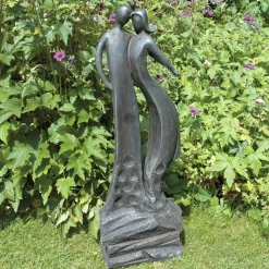 First Love Modern Poly Resin Garden Statue
