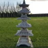 Five Tier Japanese Pagoda Lantern Stone Garden Ornament