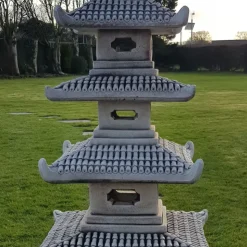 Five Tier Japanese Pagoda Lantern Stone Garden Ornament