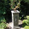Floral Armillary Stone Garden Sundial