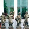 Four Seasons Children Stone Garden Statues