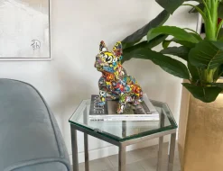 French Bulldog 30cm Comic Art Resin Indoor Sculpture