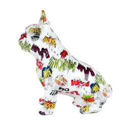 French Bulldog 30cm Pop Art Resin Indoor Sculpture