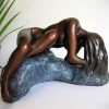 Gaia Figurine Bronze Indoor Sculpture