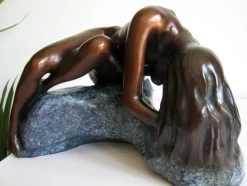 Gaia Figurine Bronze Indoor Sculpture