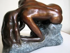 Gaia Figurine Bronze Indoor Sculpture