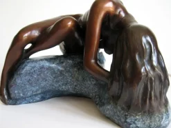 Gaia Figurine Bronze Indoor Sculpture