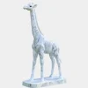 Gigantic Giraffe 350cm White Marble Garden Statue v6