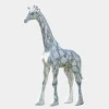 Gigantic Giraffe 350cm White Marble Garden Statue v1