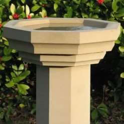 Gothic Design Stone Garden Birdbath