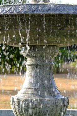 Grand Double Tier 4m Emerald Marble Stone Water Fountain Feature