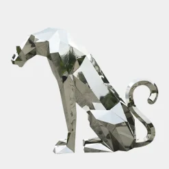 Grand Panther 87cm Geometric Metal Garden Sculpture