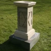 Grand Pedestal Design Stone Garden Birdbath