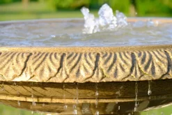 Grand Single Tier 4m Sandstone Stone Water Fountain Feature