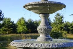 Grand Triple Tier 4m Emerald Marble Stone Water Fountain Feature