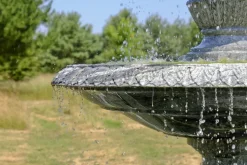 Grand Triple Tier 4m Emerald Marble Stone Water Fountain Feature