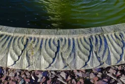 Grand Triple Tier 4m Emerald Marble Stone Water Fountain Feature