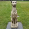 Greyhound 90cm Stone Garden Statue