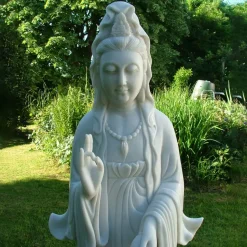 Guanyin Bodhisattva 120cm Marble Resin Garden Statue