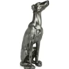 Guardian Greyhound 81cm Anthracite Resin Indoor Sculpture