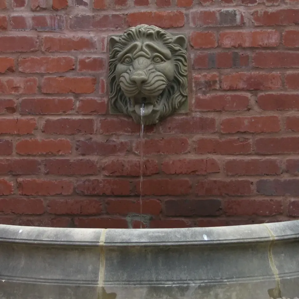 Half Circle Large Stone Pool Surround Water Feature