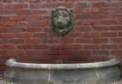 Half Circle Large Stone Pool Surround Water Feature