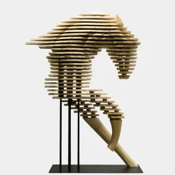 Harmonic Horse 160cm Bronze Metal Garden Sculpture v2