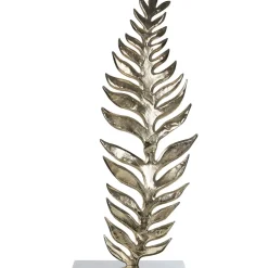 Harmonic Leaf 67cm Metal Indoor Sculpture