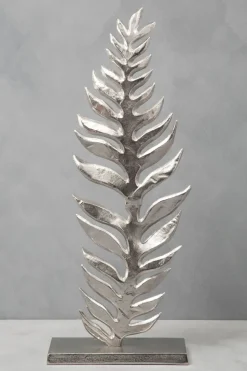 Harmonic Leaf 67cm Metal Indoor Sculpture
