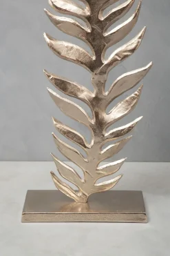 Harmonic Leaf 67cm Metal Indoor Sculpture