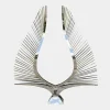 Harmonic Wings 200cm Silver Metal Garden Sculpture