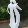 Harmony 80cm Marble Resin Modern Garden Statue