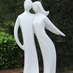 Harmony 80cm Marble Resin Modern Garden Statue