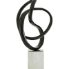 Harmony in Motion 34cm Black Metal Indoor Sculpture