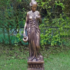 Hebe 160cm Bronze Marble Resin Garden Statue