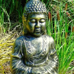 Hindu Buddha Bronze Metal Garden Statue