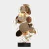 Holo Drift 93cm Copper Metal Indoor Sculpture